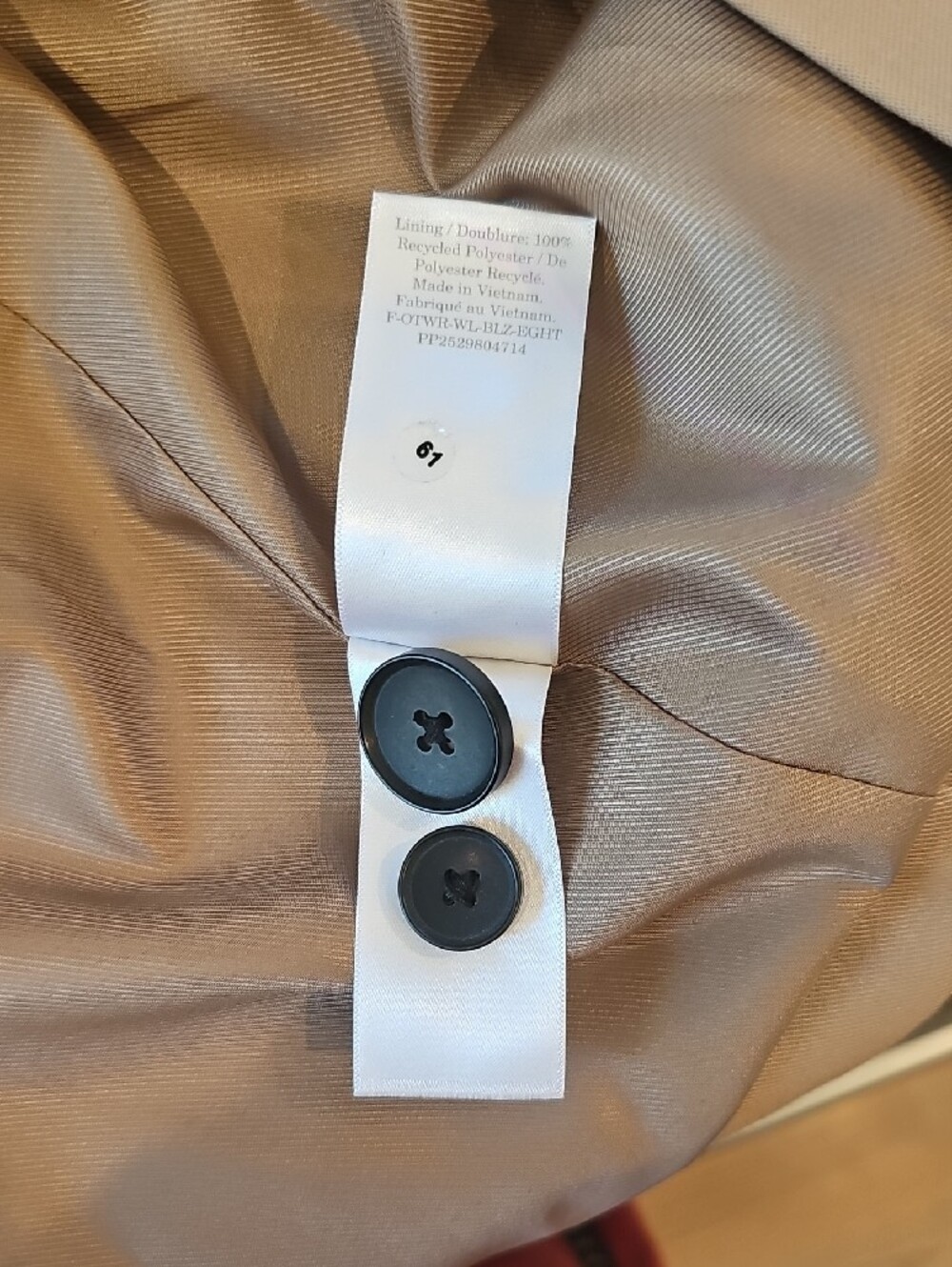 Everlane Beige Blazer Jacket - Picture 7 of 7